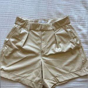 Abercrombie Leather Shorts